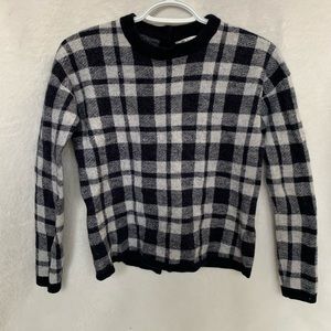 MADEWELL 100% merino wool sweater w/button up back